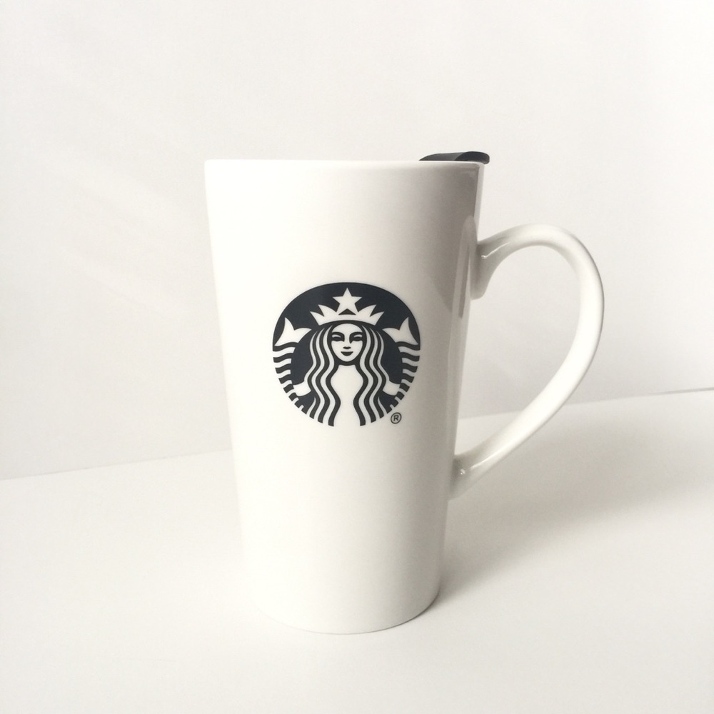 Starbucks Ceramic Travel Coffee Mug with Lid NWT